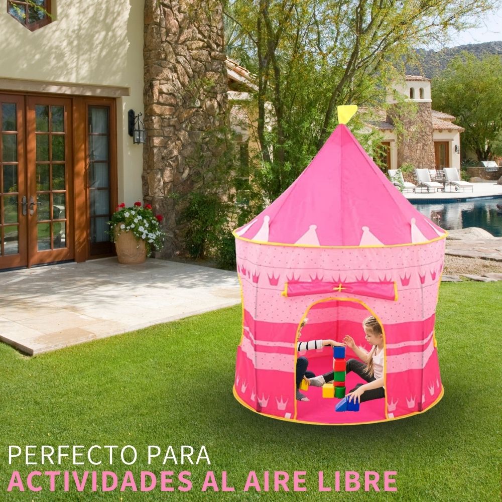 Castillo de Princesa Casa Campaña Tienda Fácil De Armar