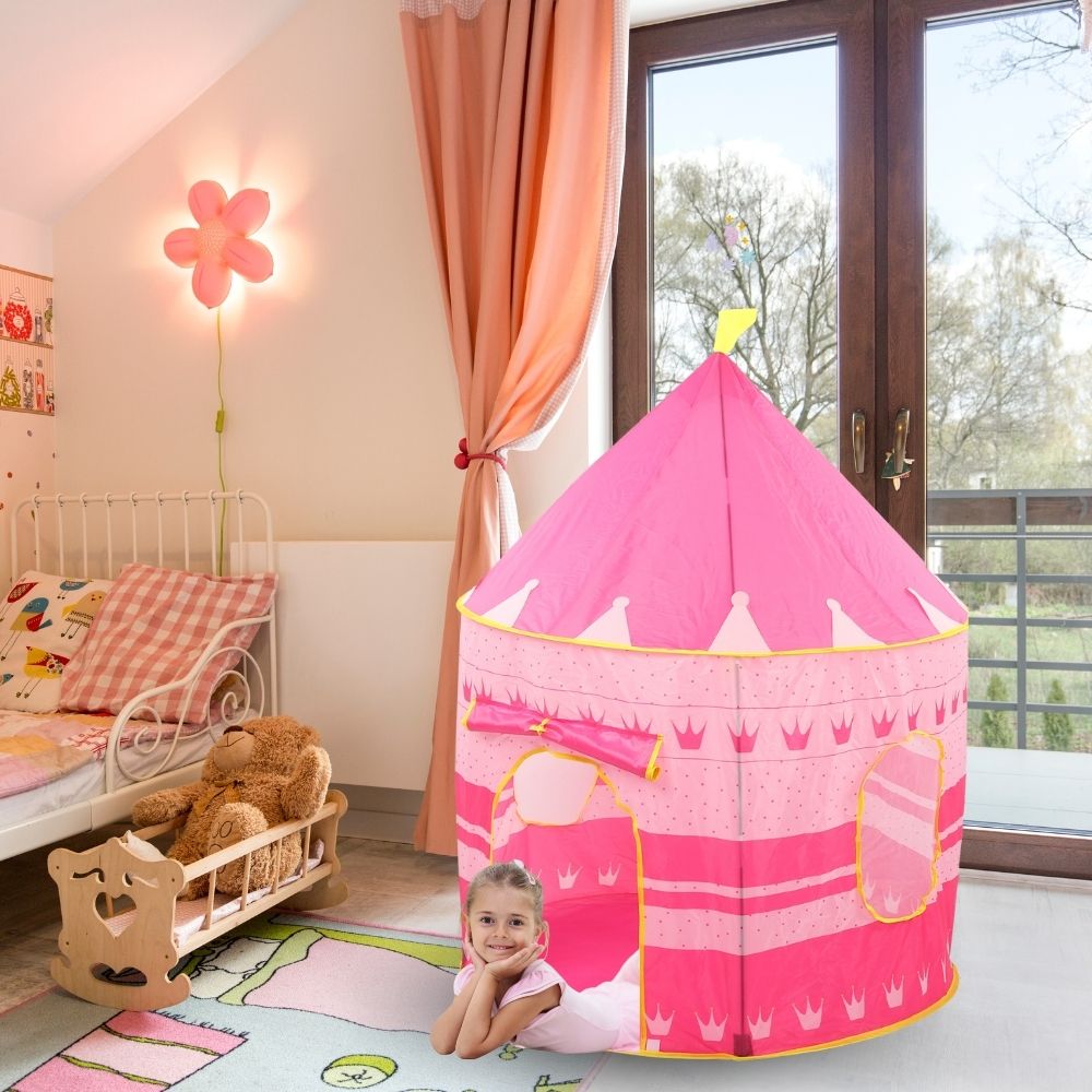 Castillo de Princesa Casa Campaña Tienda Fácil De Armar