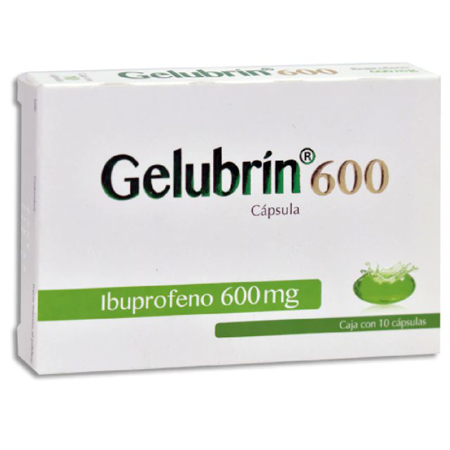 Kit 5 cajas Gelubrín con 10 Caps C/U 600mg - Médica Depot
