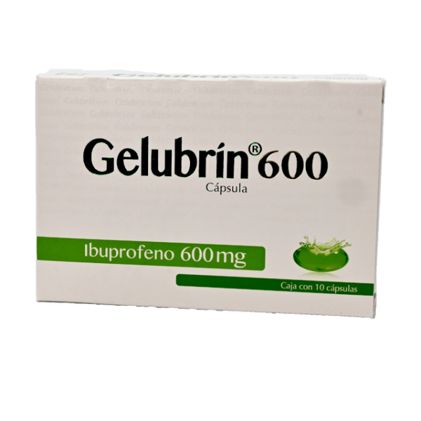 Kit 5 cajas Gelubrín con 10 Caps C/U 600mg - Médica Depot