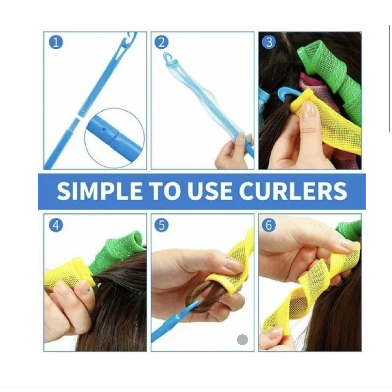 24 Piezas Rizadores De Pelo Mágicos, Rizos En Espiral