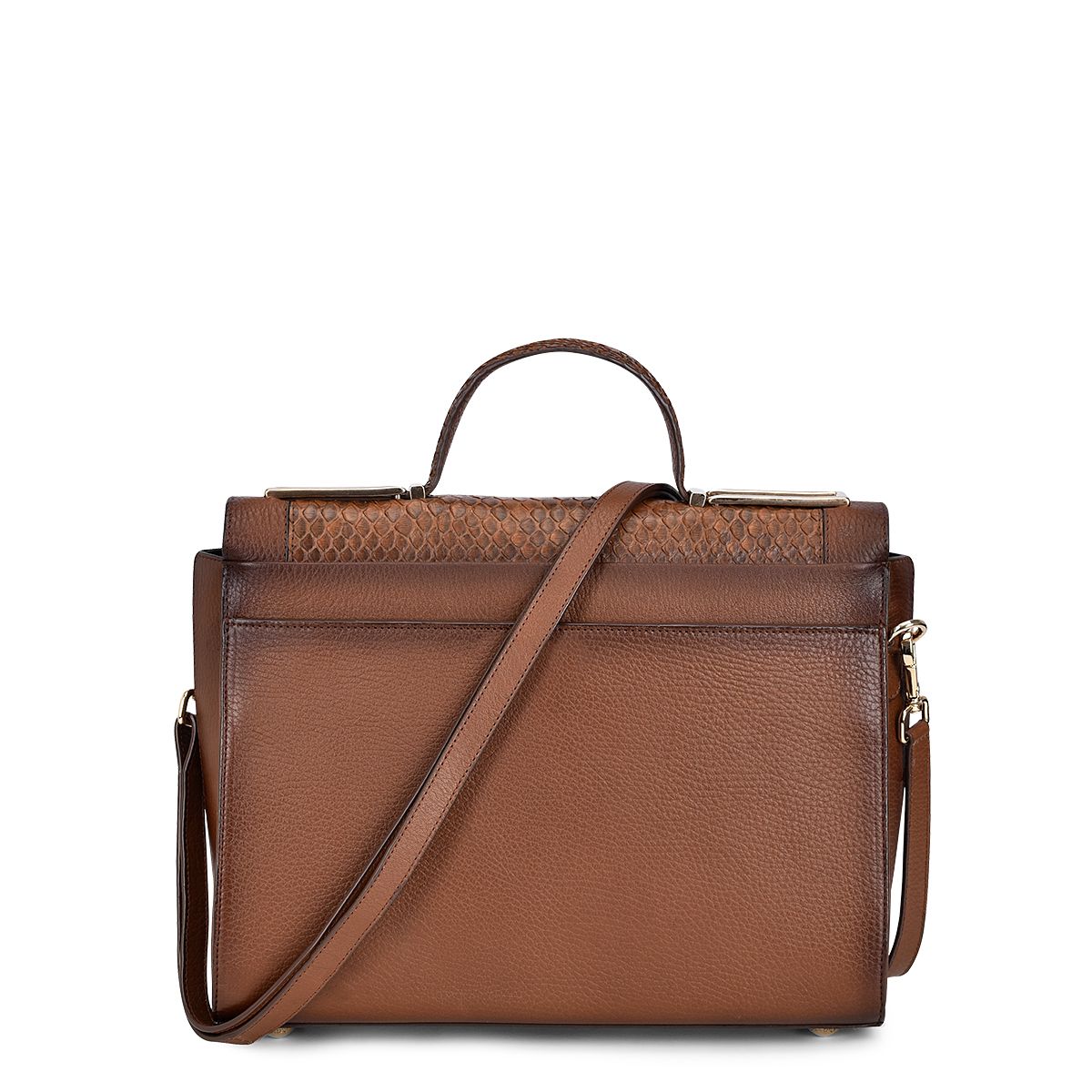 Bolso Cuadra en piel genuina pitón para Dama