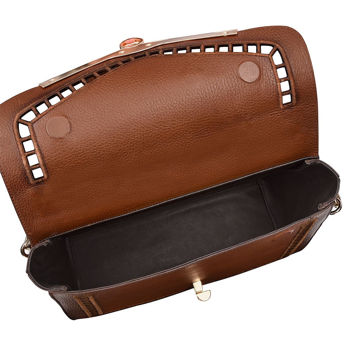 Bolso Cuadra en piel genuina pitón para Dama