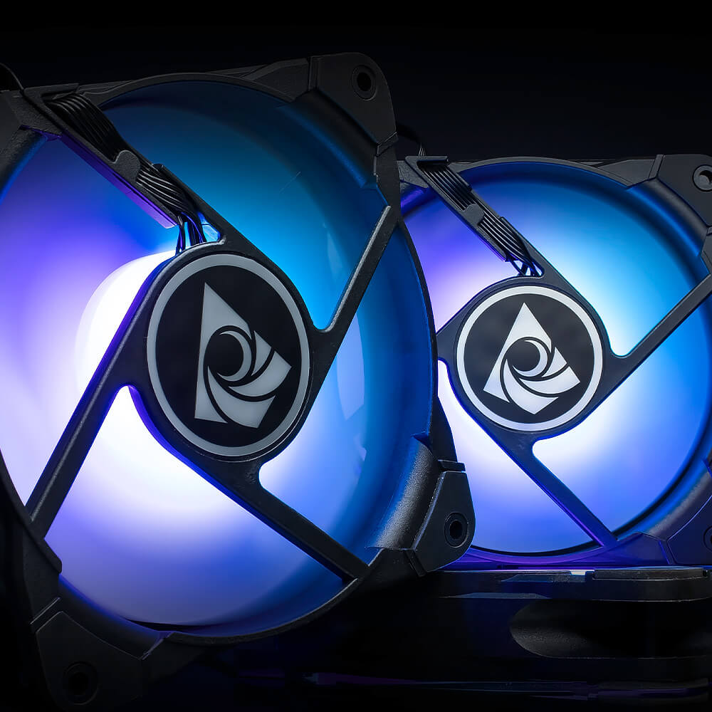 Ventilador Munfrost Sunflower ARGB Negro Compatible con Aura Sync