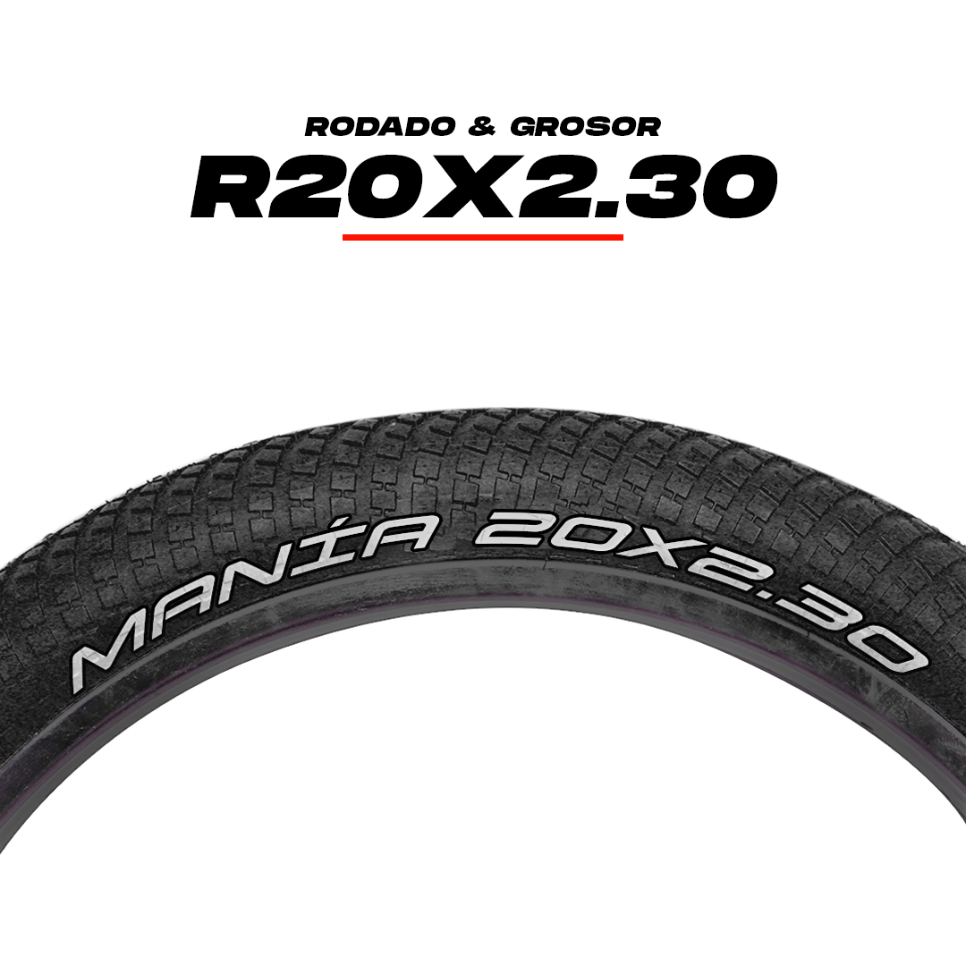 Par Llantas Bmx Bicicleta Freestyle Rodado 20 X 2.30 Negras