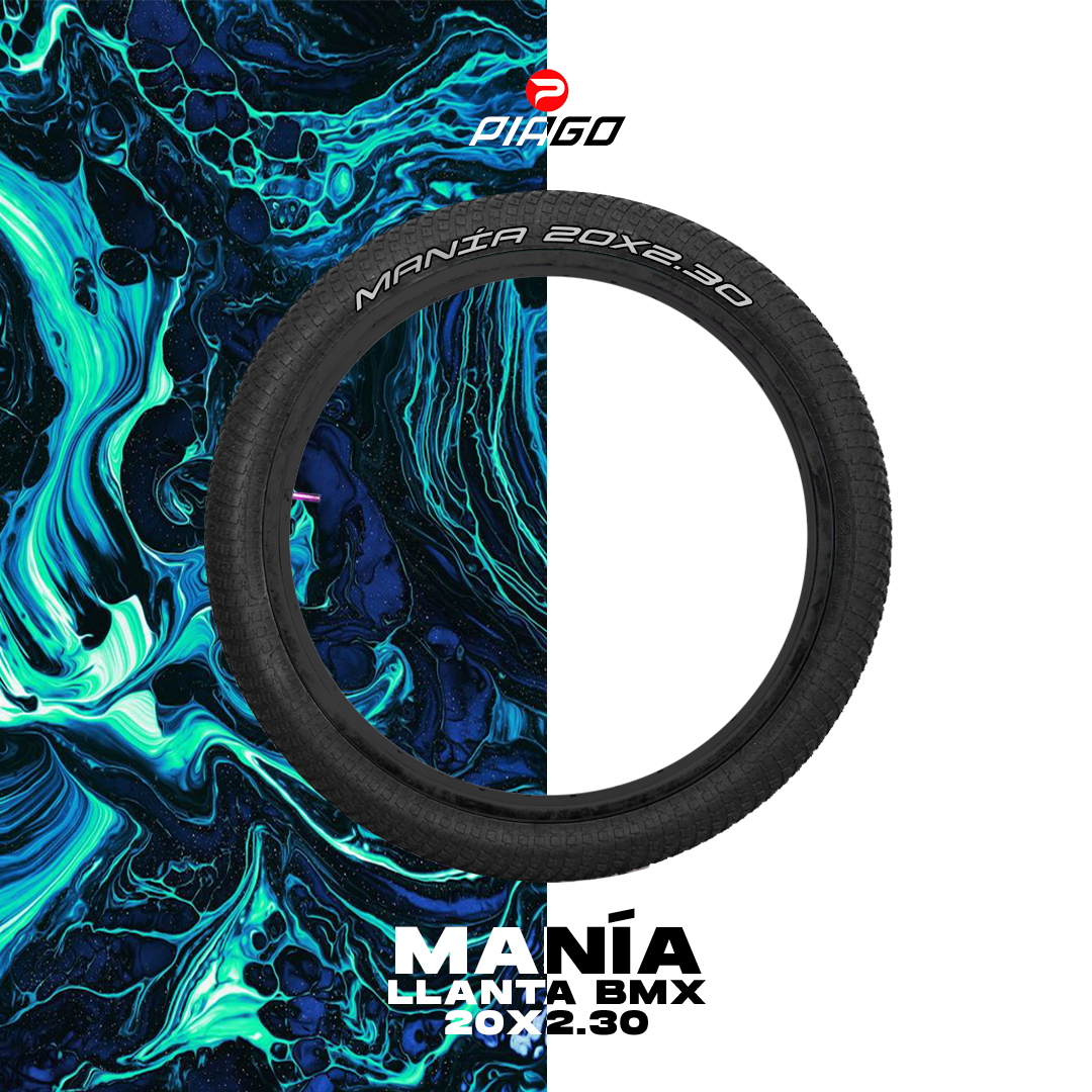 Par Llantas Bmx Bicicleta Freestyle Rodado 20 X 2.30 Negras