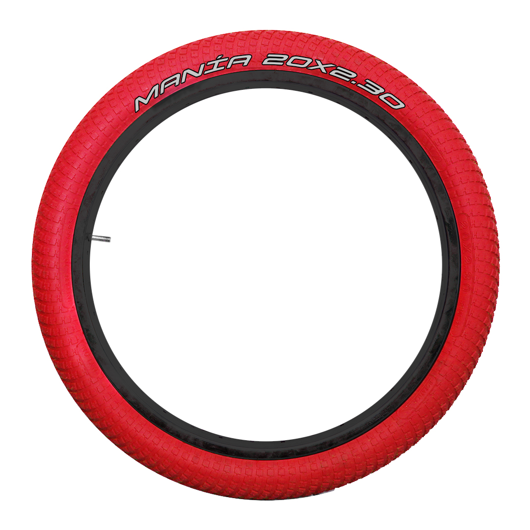 Par Llantas Bmx Bicicleta Freestyle Rodado 20 X 2.30 Rojas