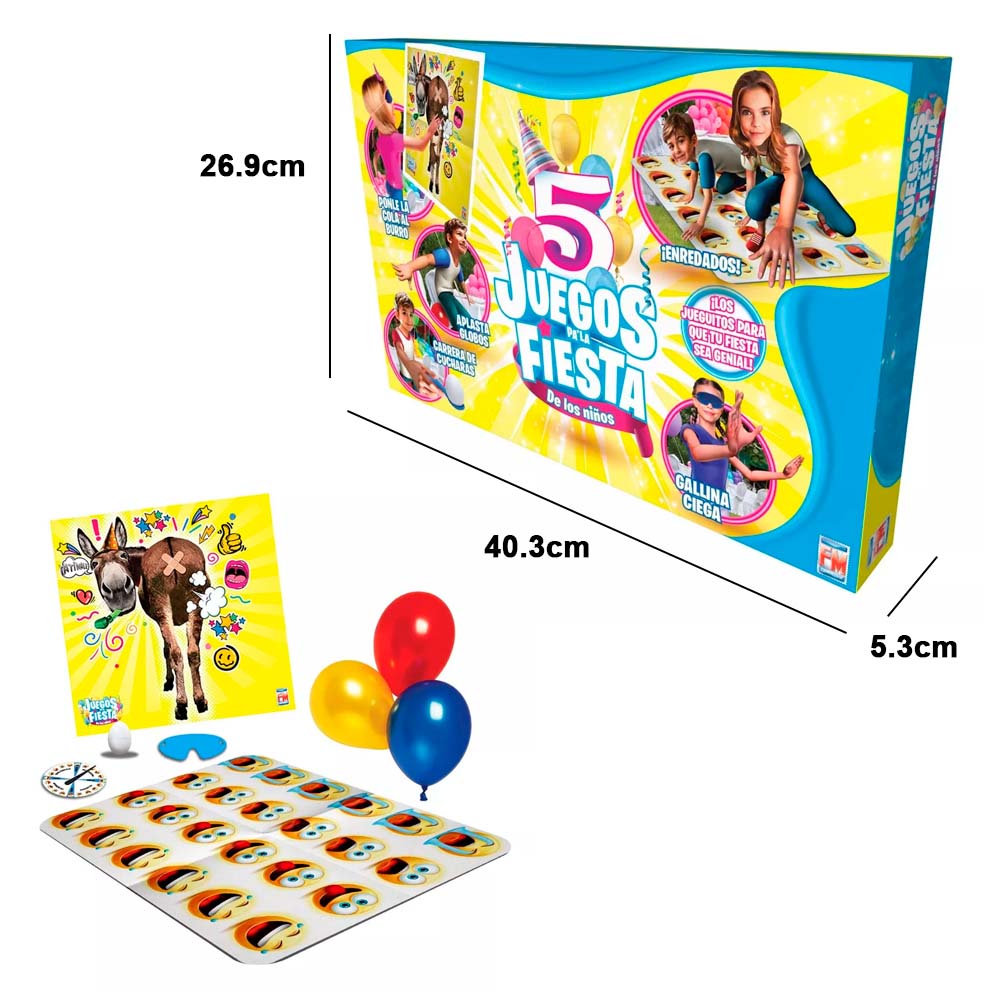 Juego de Mesa Fotorama 5 Juegos Pa La Fiesta de los Niños 01318