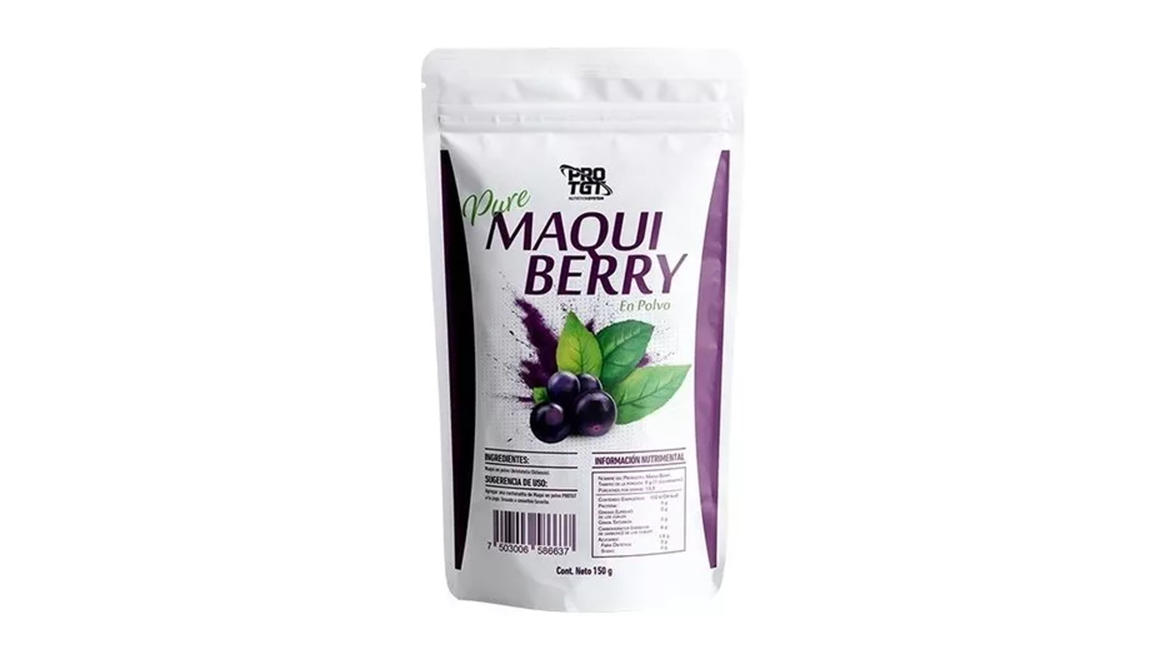 Maqui Berry En Polvo 150 Gr Puro Ayuda Sistema Inmune PROTGT