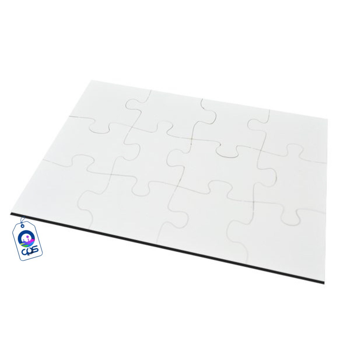 Rompecabezas A4 de MDF para sublimar, 3 piezas.