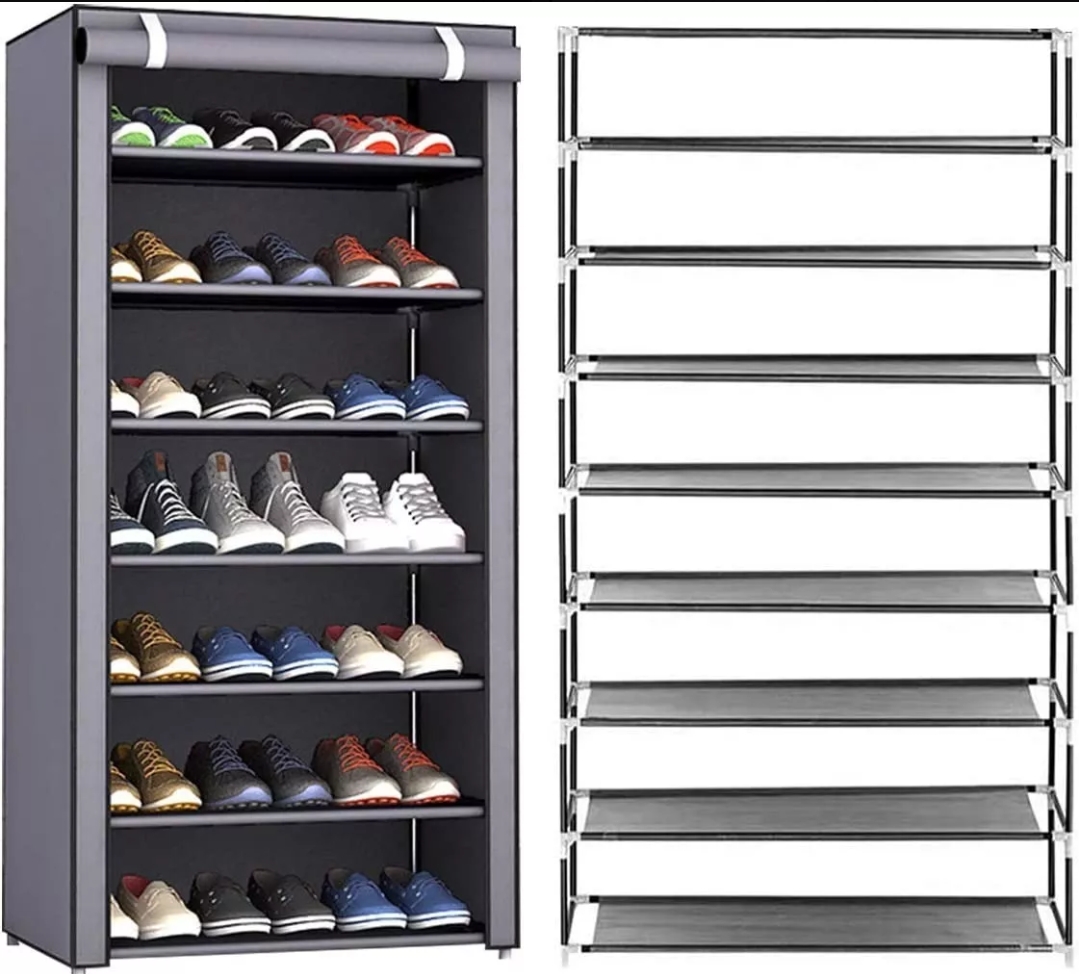 Zapatera Organizador Zapatos 7 Niveles Compartimientos Metal.