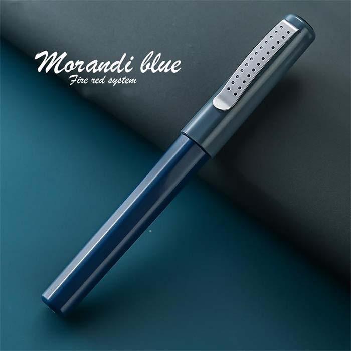 Pluma Tipo Fuente Profesional MXLUB-001 1pza 0,38mm 4mm Azul 1 Tinta Negra Plástico Para Cartucho LargeCartri, LuxBlue