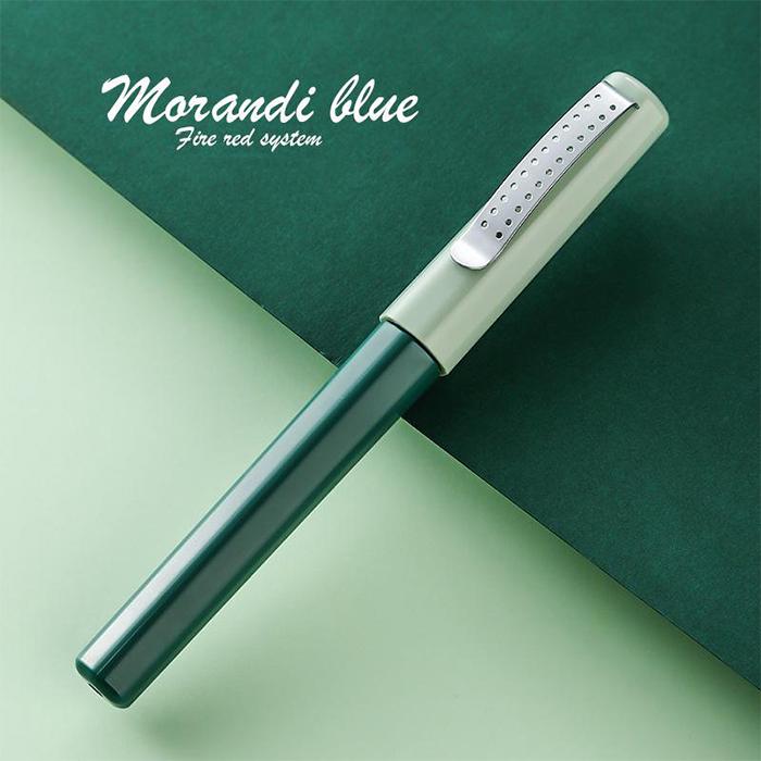 Pluma Fuente con Cartuchos MXLUX-009 1pza 0,38mm 4mm Verde 1 Tinta Verde Plástico Para Cartucho LargeCartri, LuxGreen