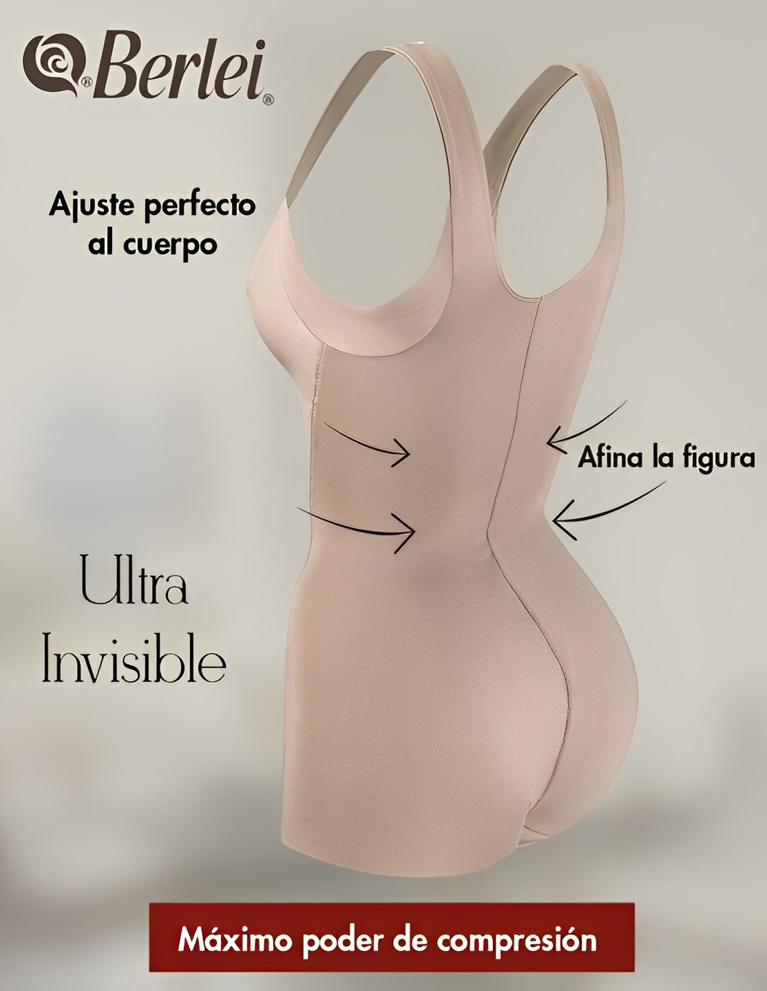 Faja Clean Cut Tulipan Control Fuerte Berlei Mod F9006 1 Pieza