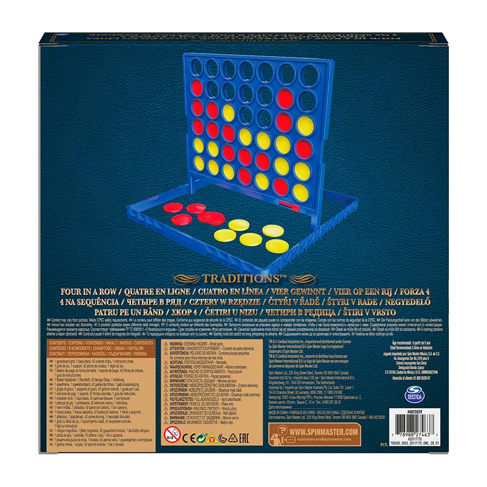 Juego de Mesa Spin Master 4 en línea 6053859  