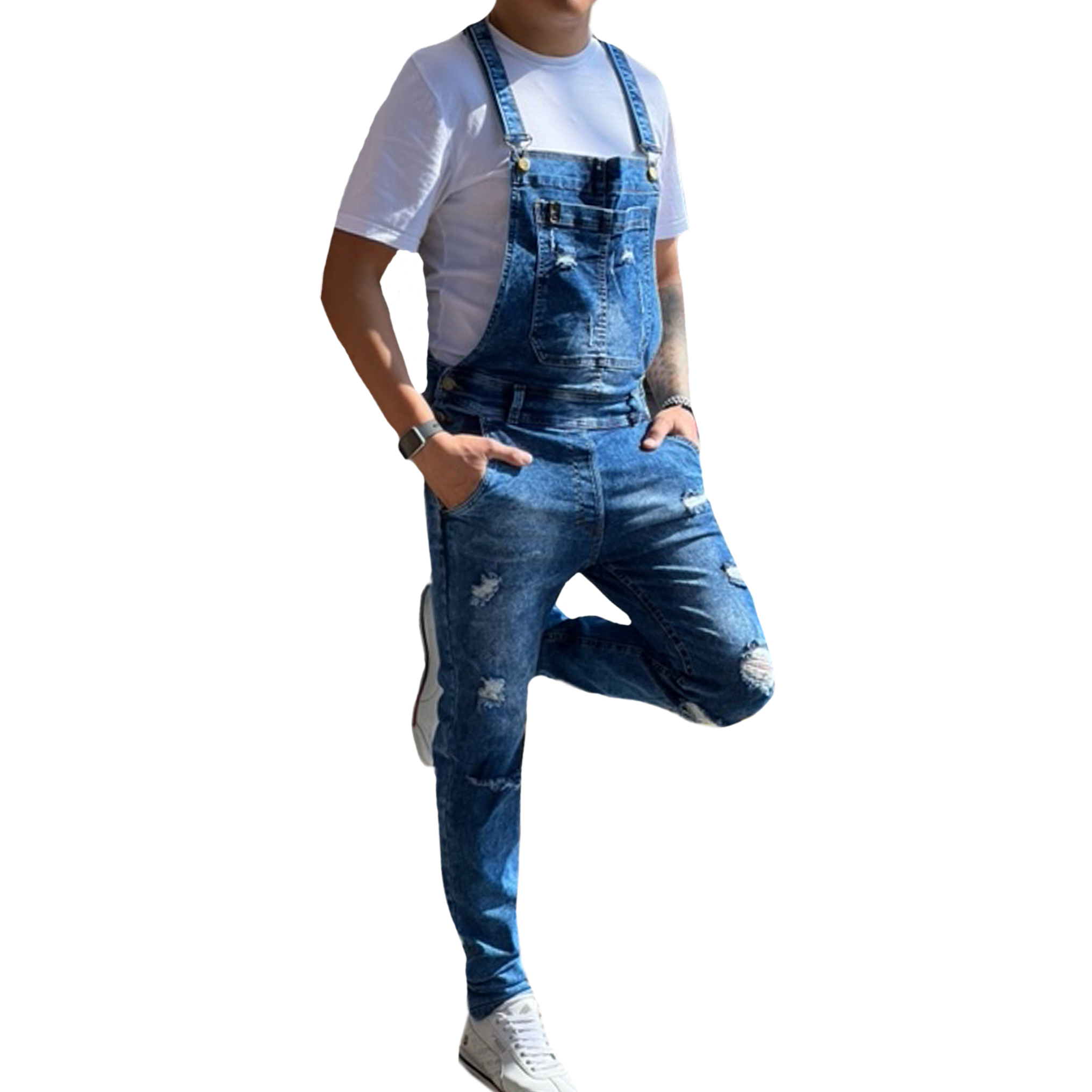 Overol Mezclilla Stretch Hombre Pineda Jeans