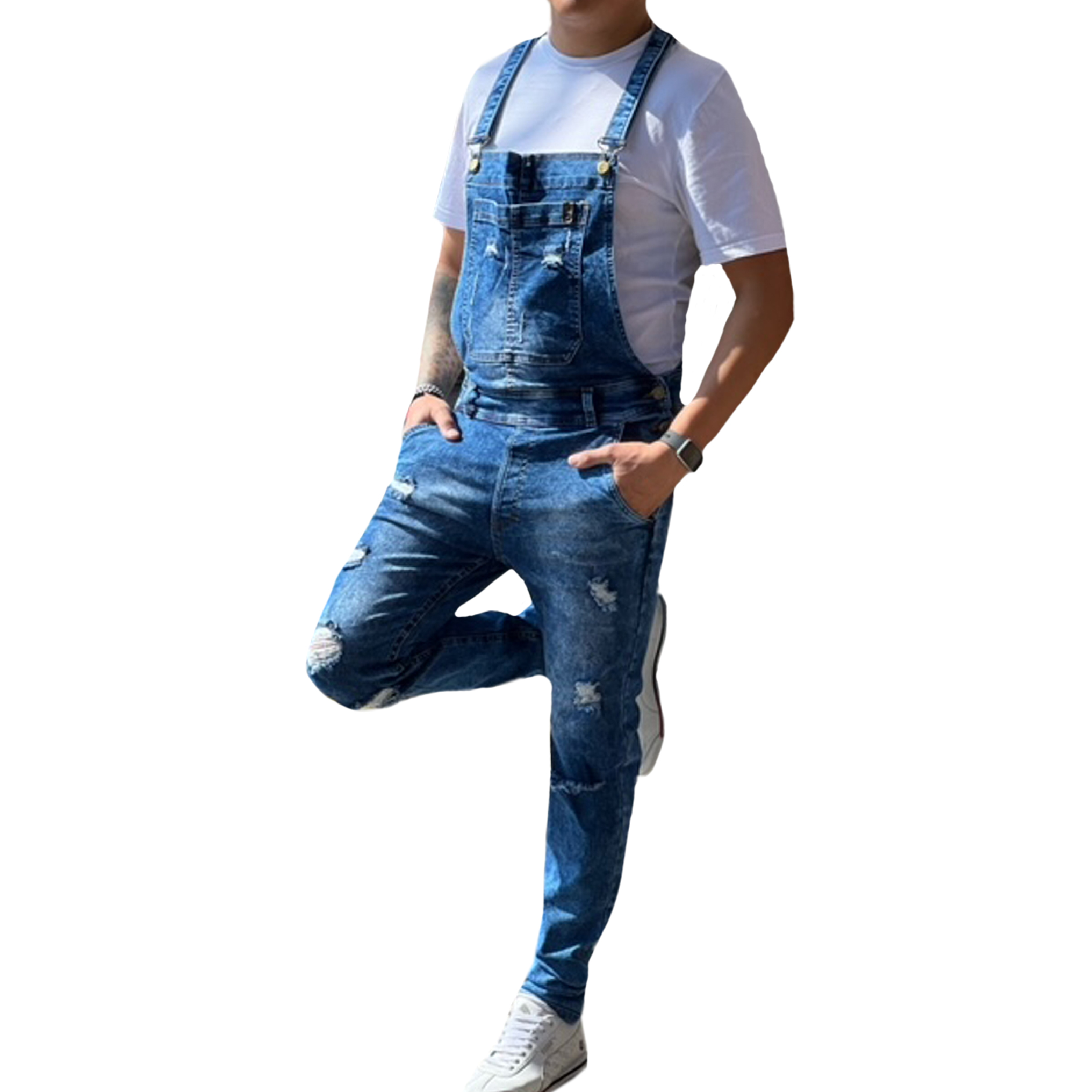 Overol Mezclilla Stretch Hombre Pineda Jeans