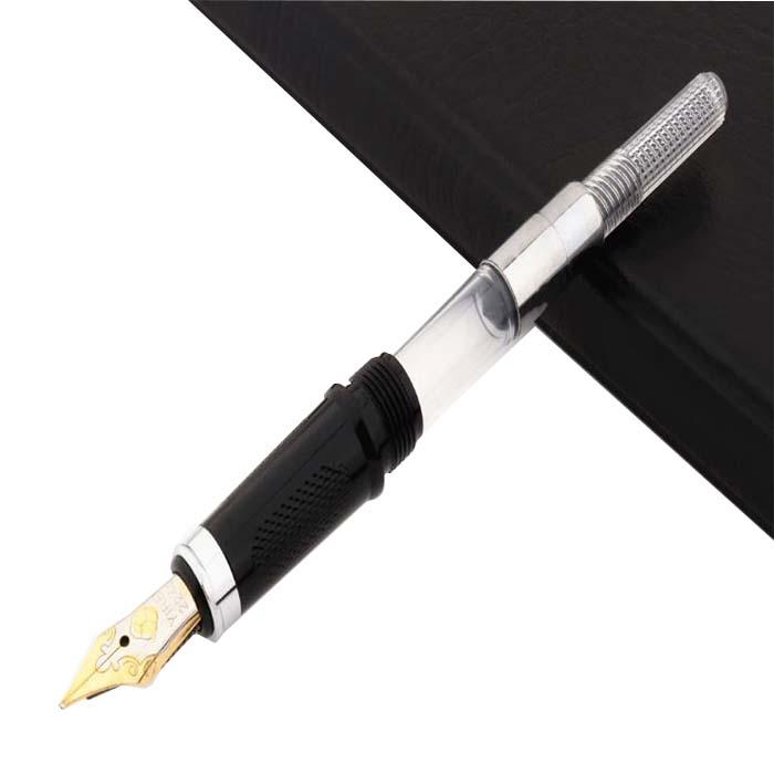 Pluma Fuentes Elegante MXLUW-011 1pza 0,5mm 5mm Vino 1 Tinta Roja Acero Inoxidable Para Cartucho LargeCartri, LuxWine