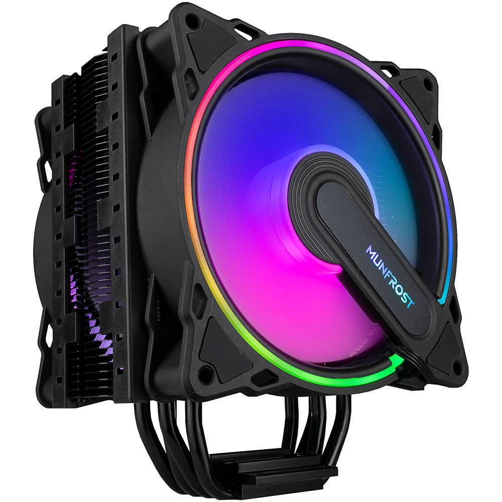 Disipador para CPU Munfrost Cold Storm ARGB - Doble ventilador de 120mm - Compatible con Intel y AMD