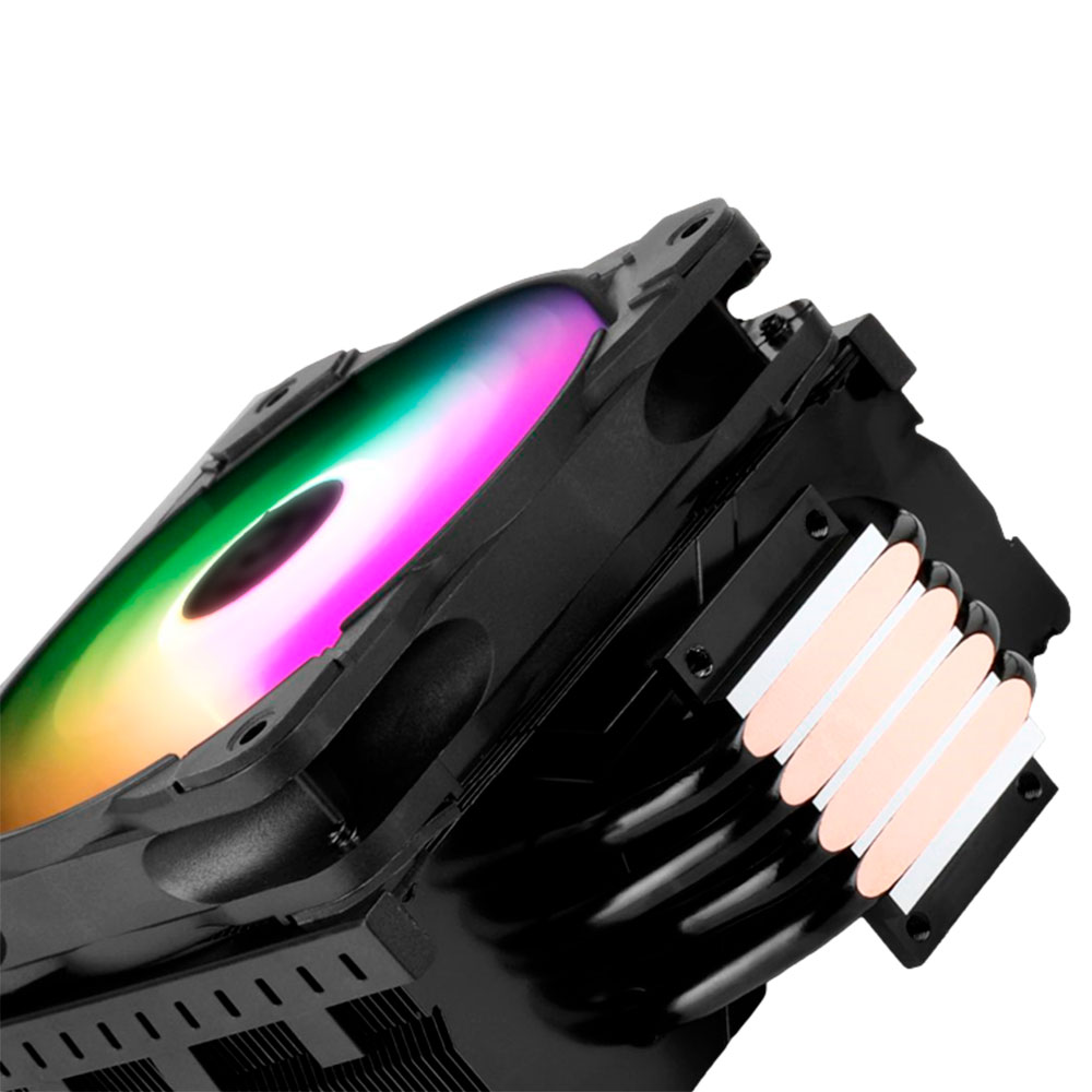 Disipador para CPU Munfrost Cold Wind RGB Ventilador de 120mm Compatible con Intel y AMD