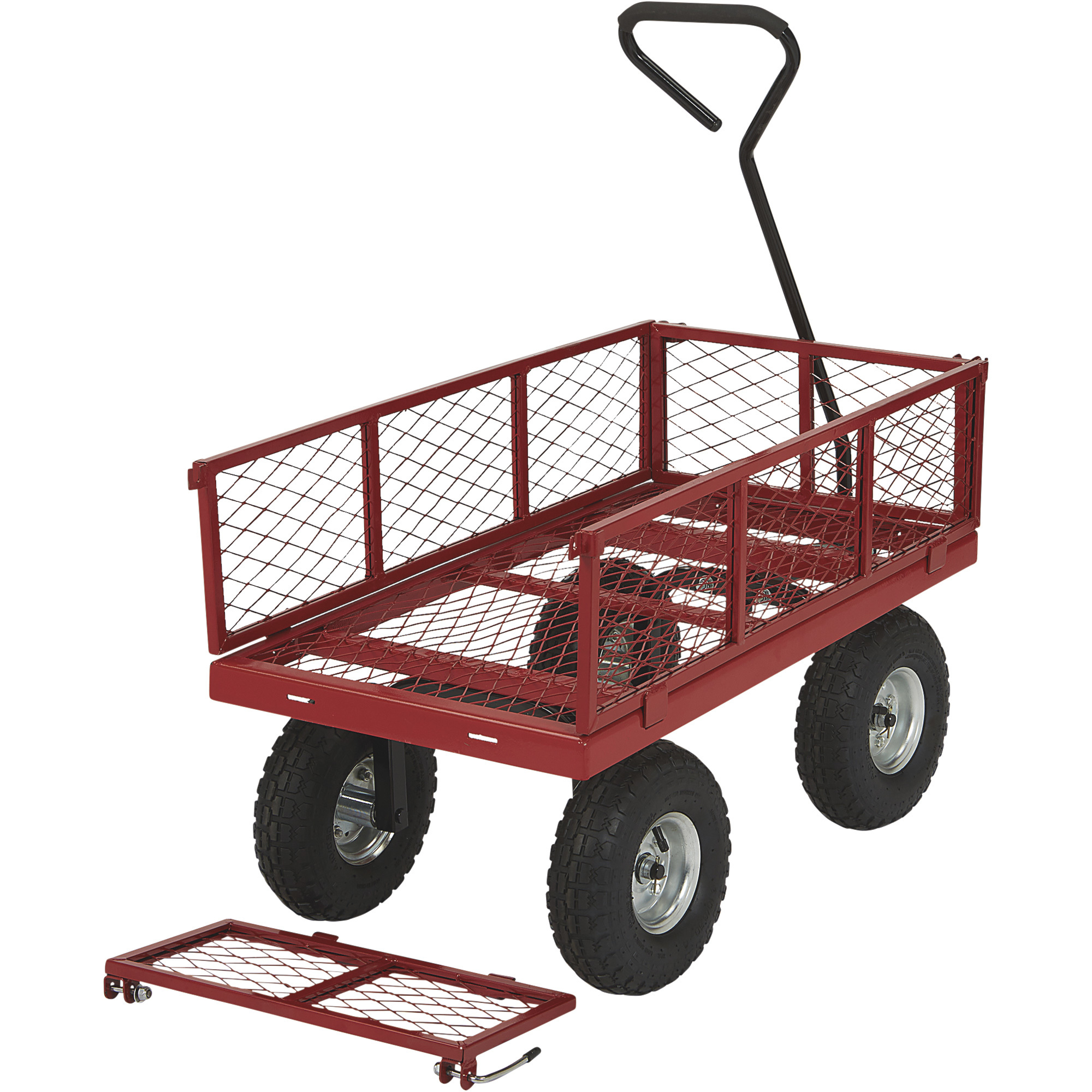 Carrito De Servicios Multiusos Jardin Vagon De Carga 400lbs