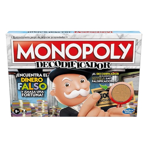 Juego de Mesa Hasbro Monopoly Decodificador F2674