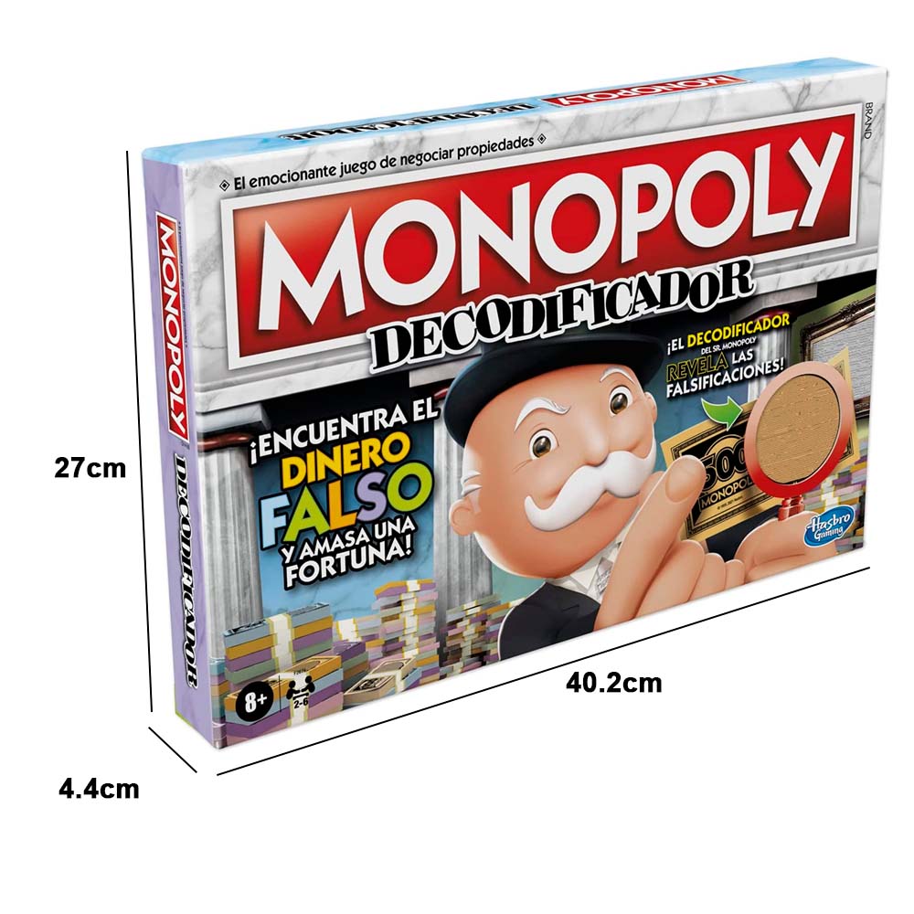 Juego de Mesa Hasbro Monopoly Decodificador F2674