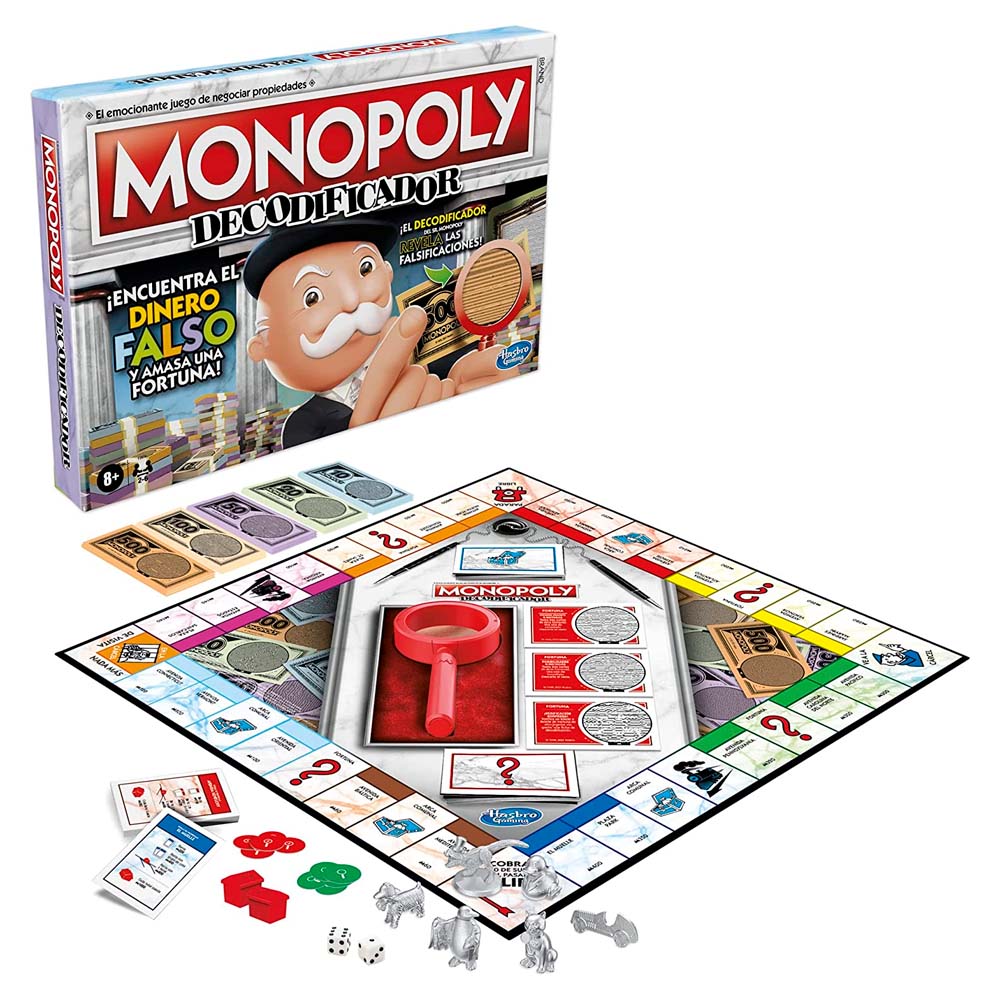 Juego de Mesa Hasbro Monopoly Decodificador F2674