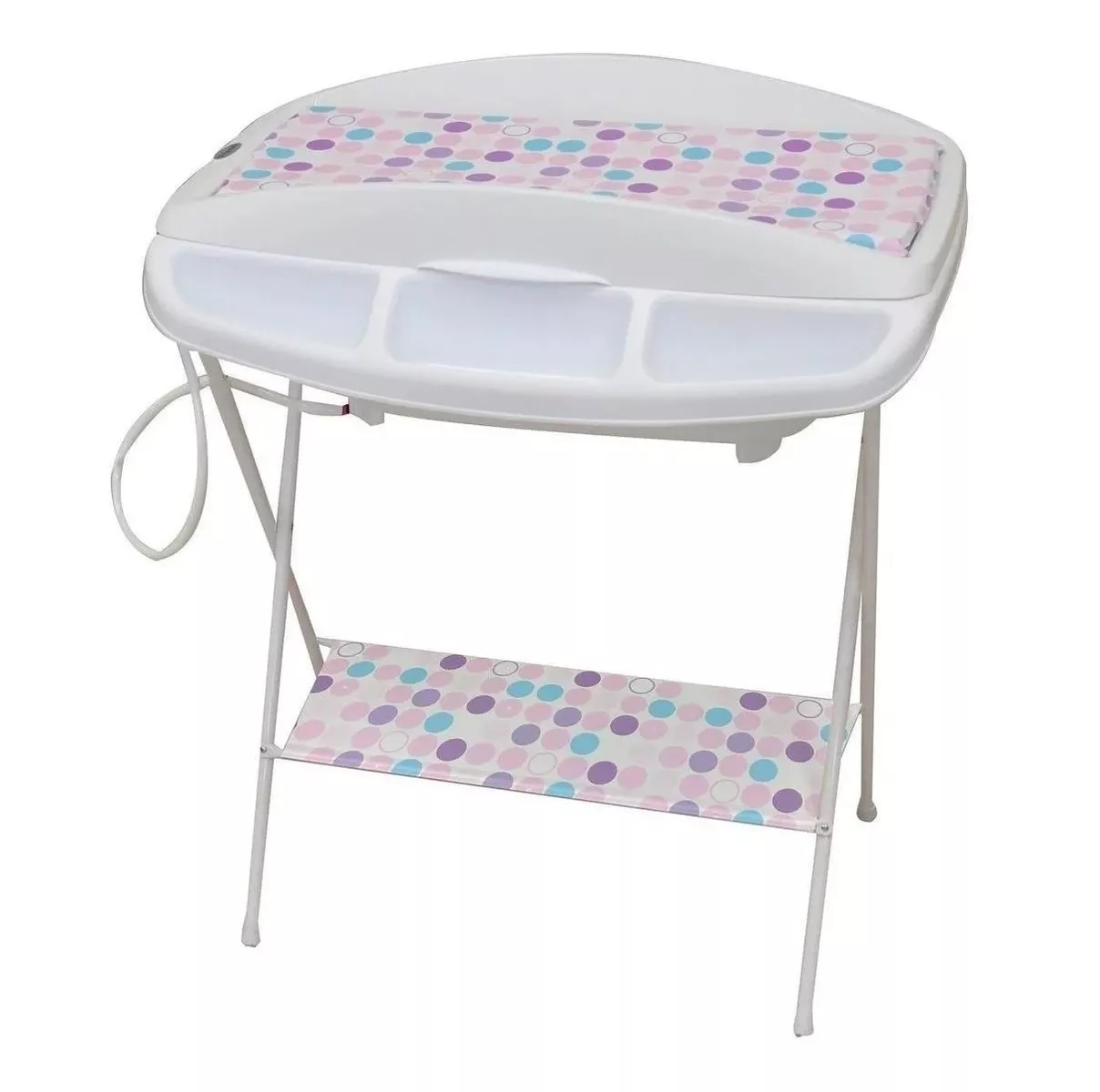 Bañera / Tina para bebe Prinsel 9020 R 19 Gaviota Círculos Rosa ORT9**