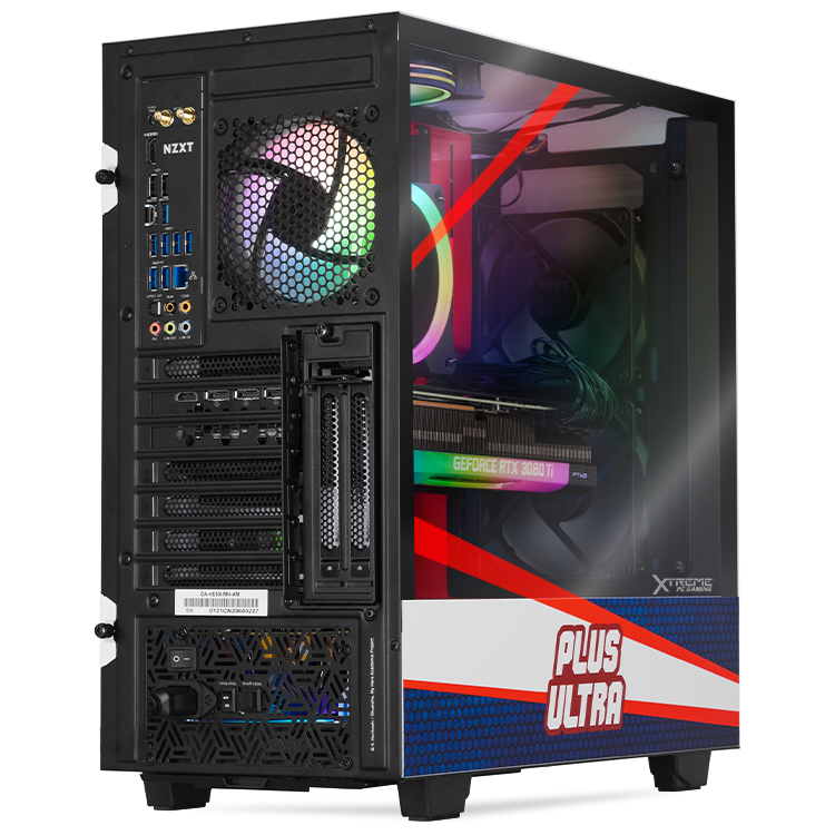 Xtreme PC Gamer NZXT Geforce RTX 3080 TI Core I9 32GB SSD 1TB WIFI All Might 