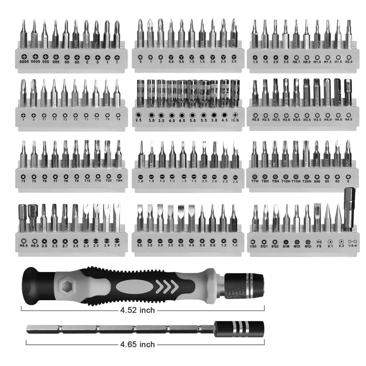 Juego Kit Destornilladores Herramientas De Precisión 150 En1 Ajustable