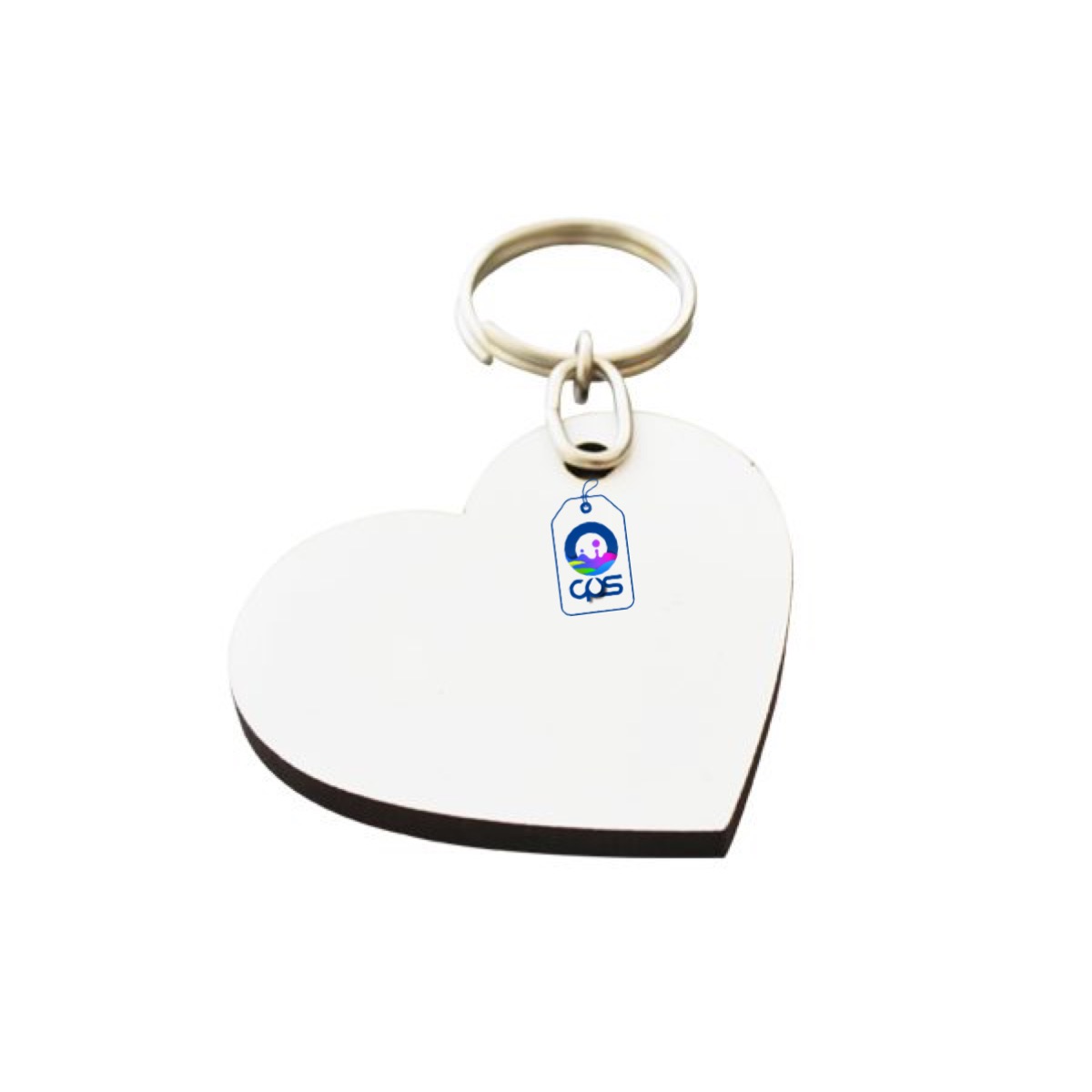 Llavero de MDF para sublimar, 25 pza.