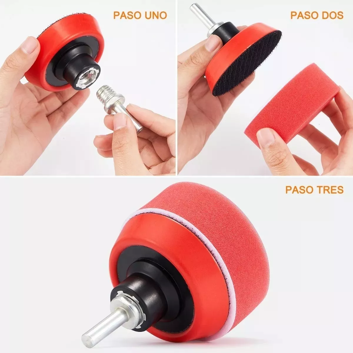 Kit Para Pulir Auto 30piezasborla Para Pulir 123 Pulgada