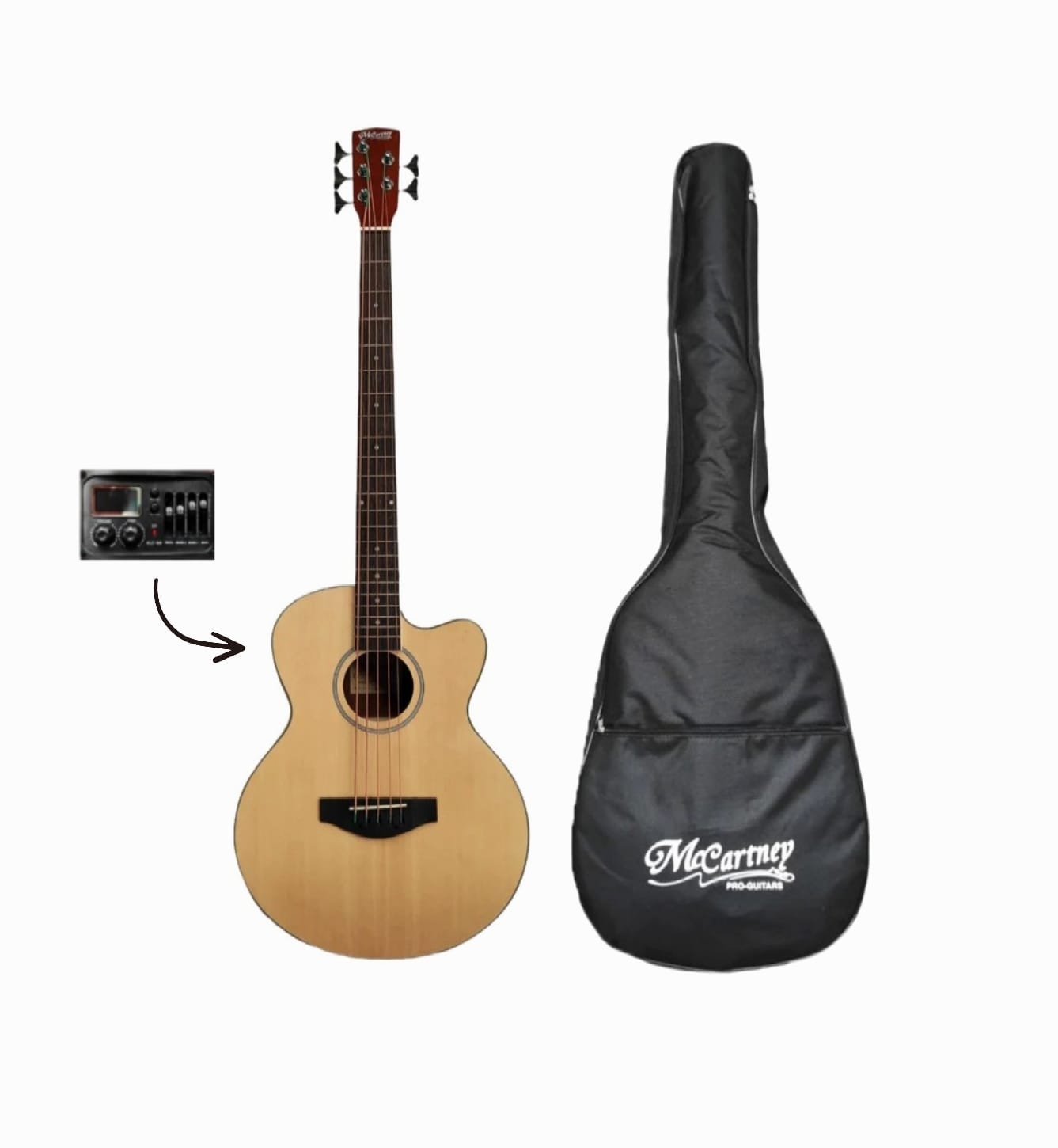 Bajo Electroacústico Mccartney MBA235NT Natural