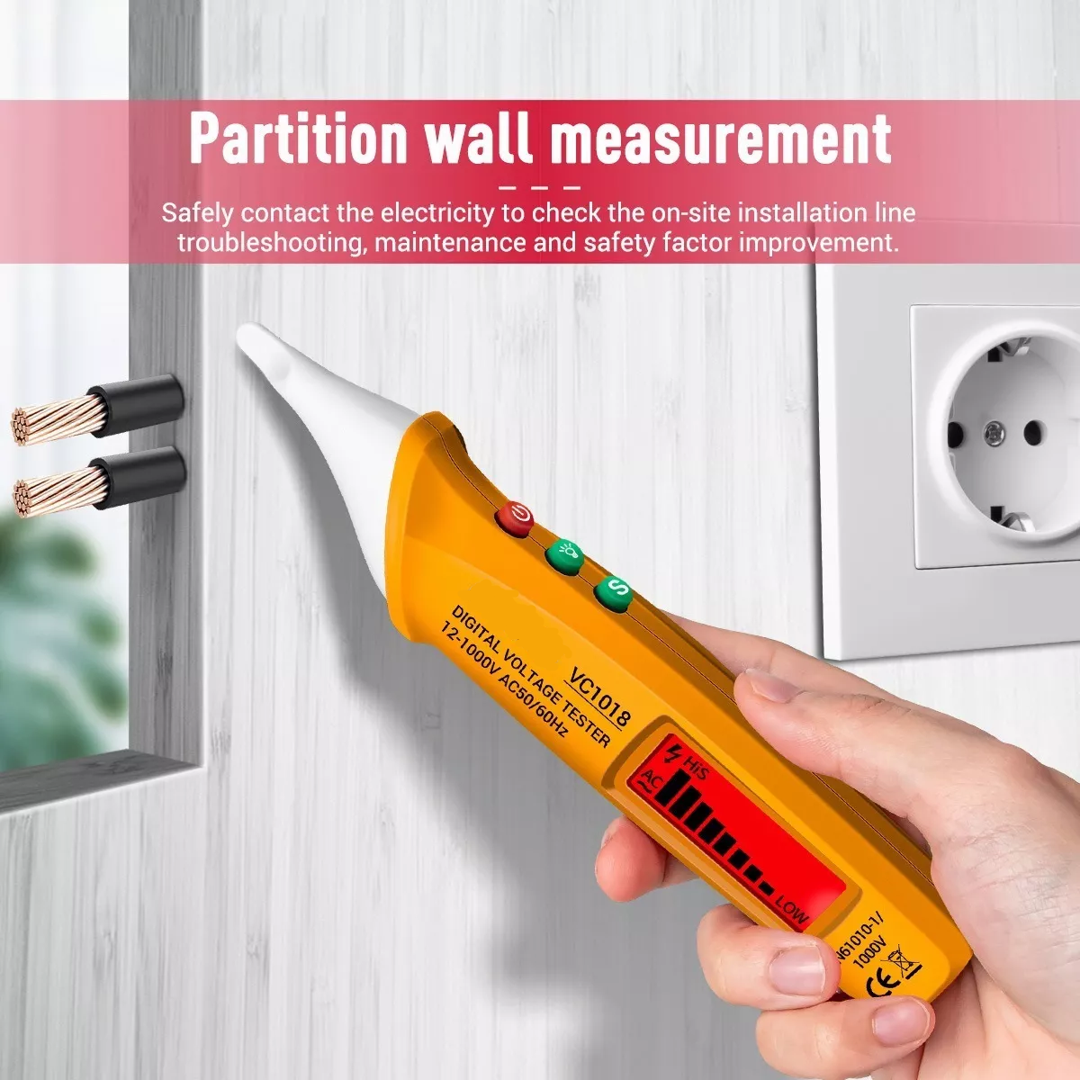 Lápiz Detector De Voltaje Probador De Corriente 12v~1000v Ac