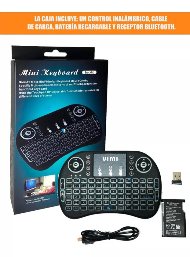 Mini Teclado Inalámbrico Smart Tv ,touch