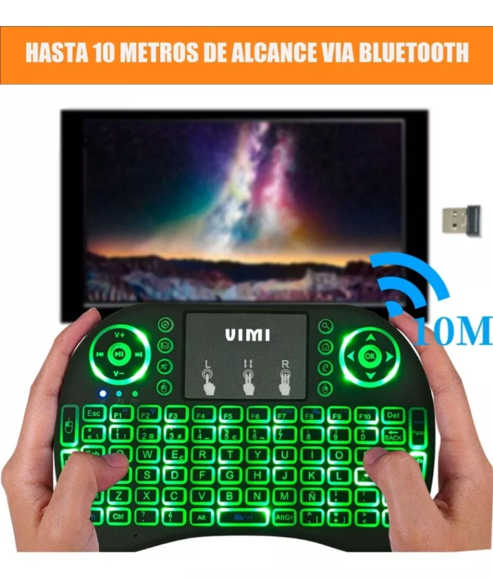 Mini Teclado Inalámbrico Smart Tv ,touch