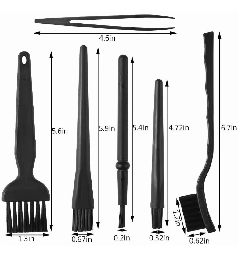 Kit De Cepillos Antiestáticos Limpieza Teclado