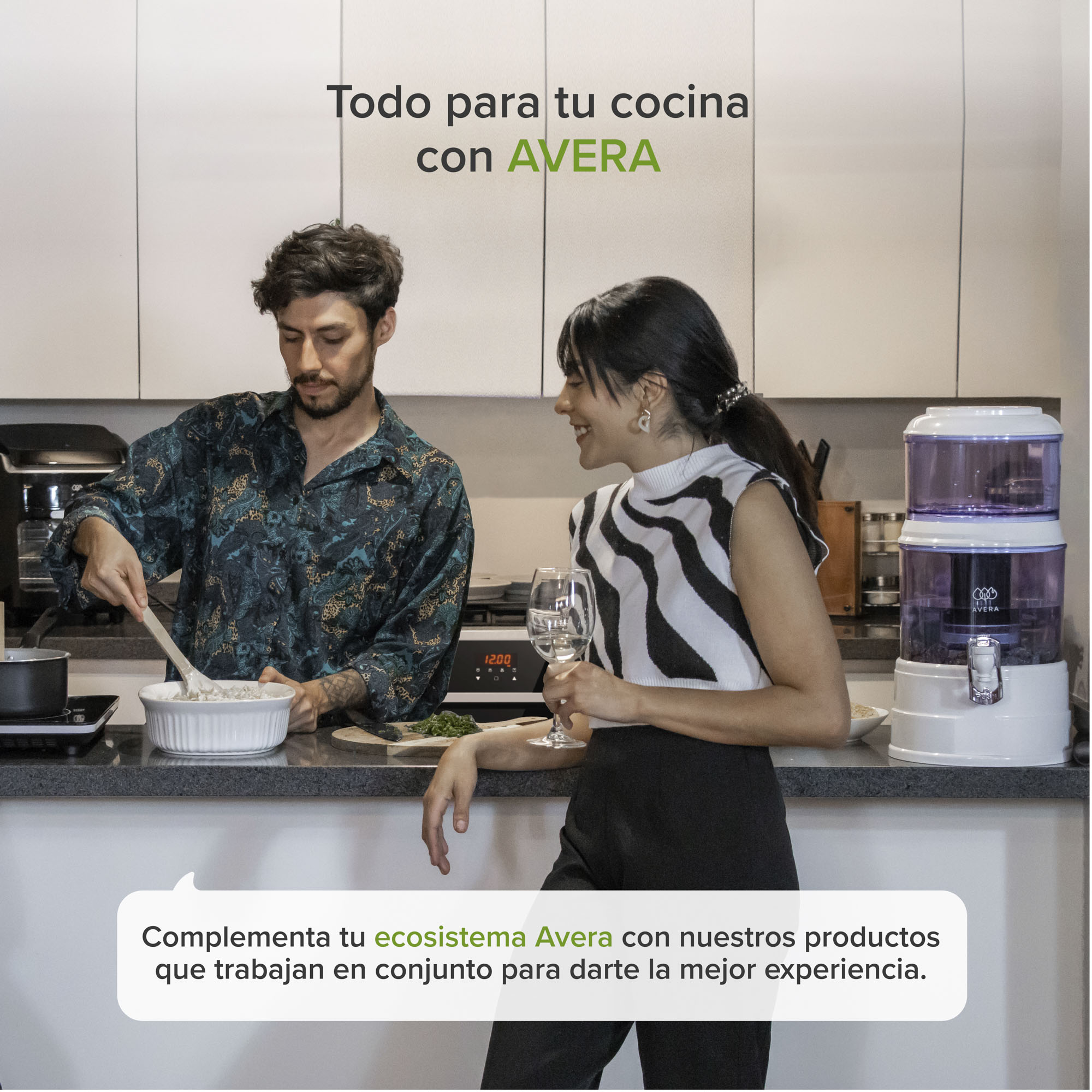 Olla De Presión Multifunción Airfryer 10 Presets  Avera OP01F