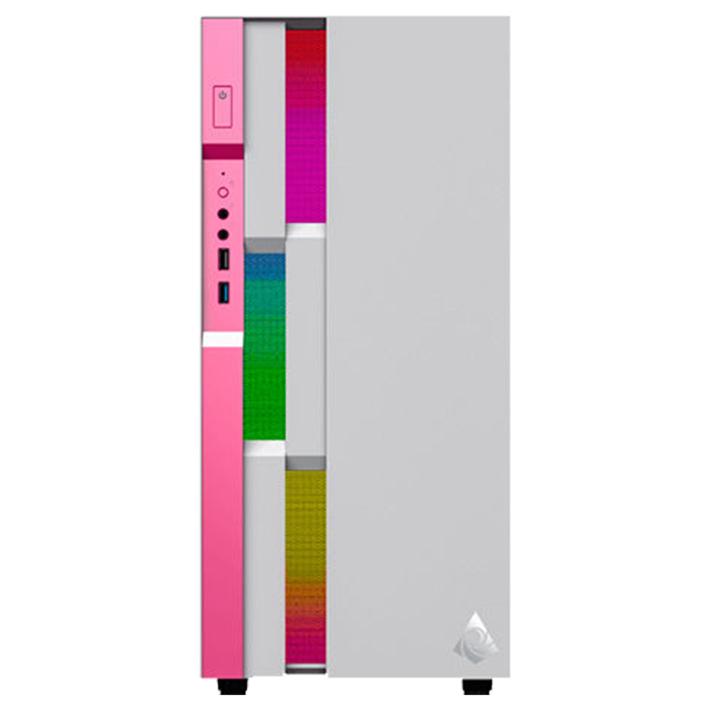 GABINETE MUNFROST FULGOR BLANCO/ROSA CON FUENTE 550W