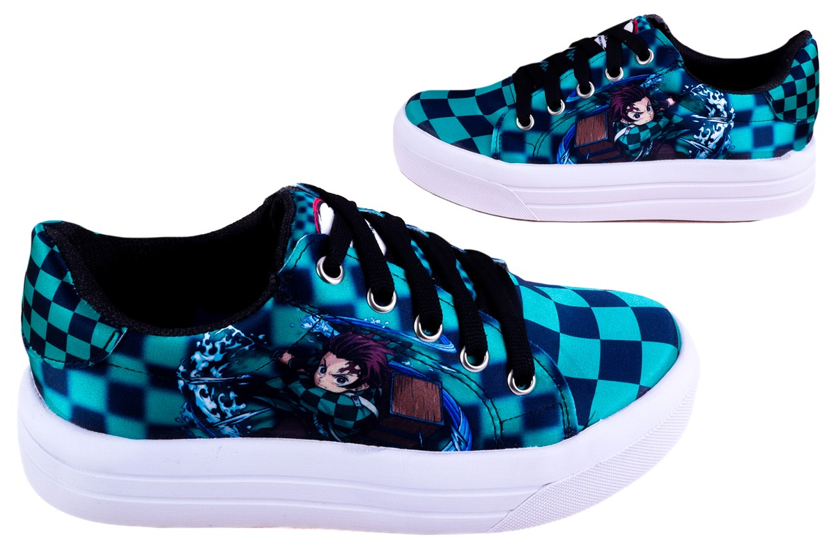 Tenis Tanjiro Kamado Demon Slayer Anime Agujetas 427-2-nvt