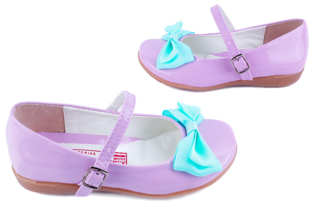Zapato Niña Princesa Sirenita Ariel Zapatillas Charol 03-cl.
