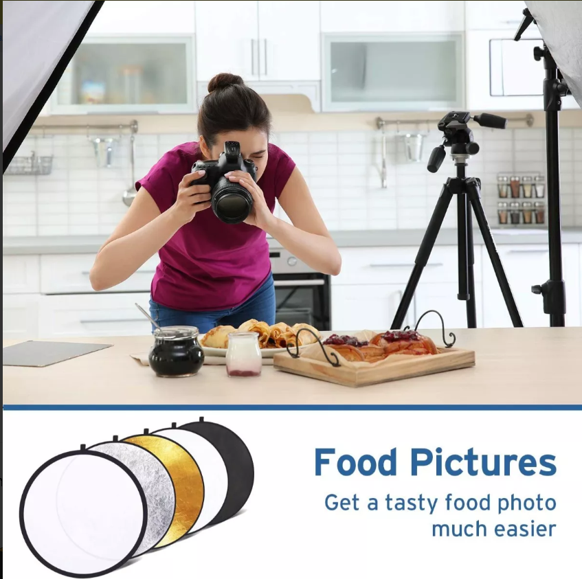 Reflector Rebotador Profesional P/ Fotografía 5 En 1 110m