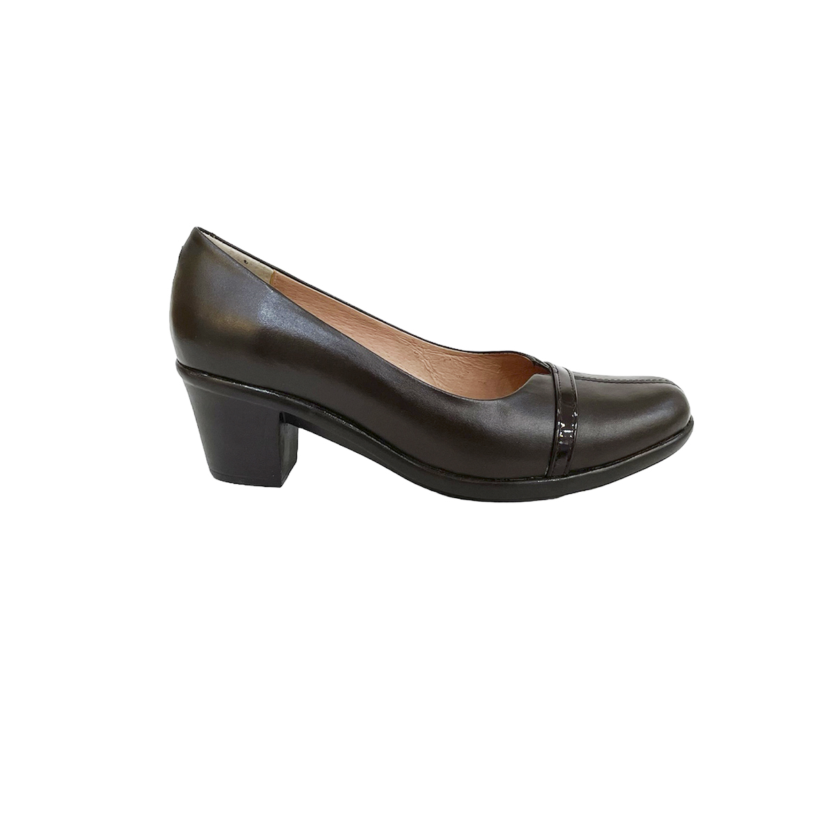 Zapatillas de tacón bajo de Dama Cómodas de piel Lady Look