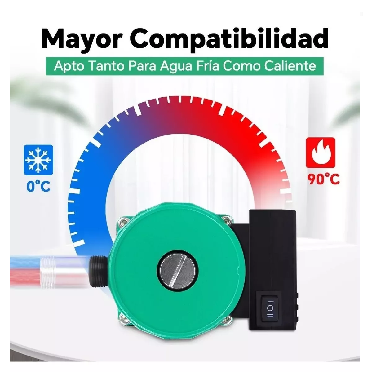 Bomba Presurizadora Automático Agua 125w - 1/6 Hp-25l/m