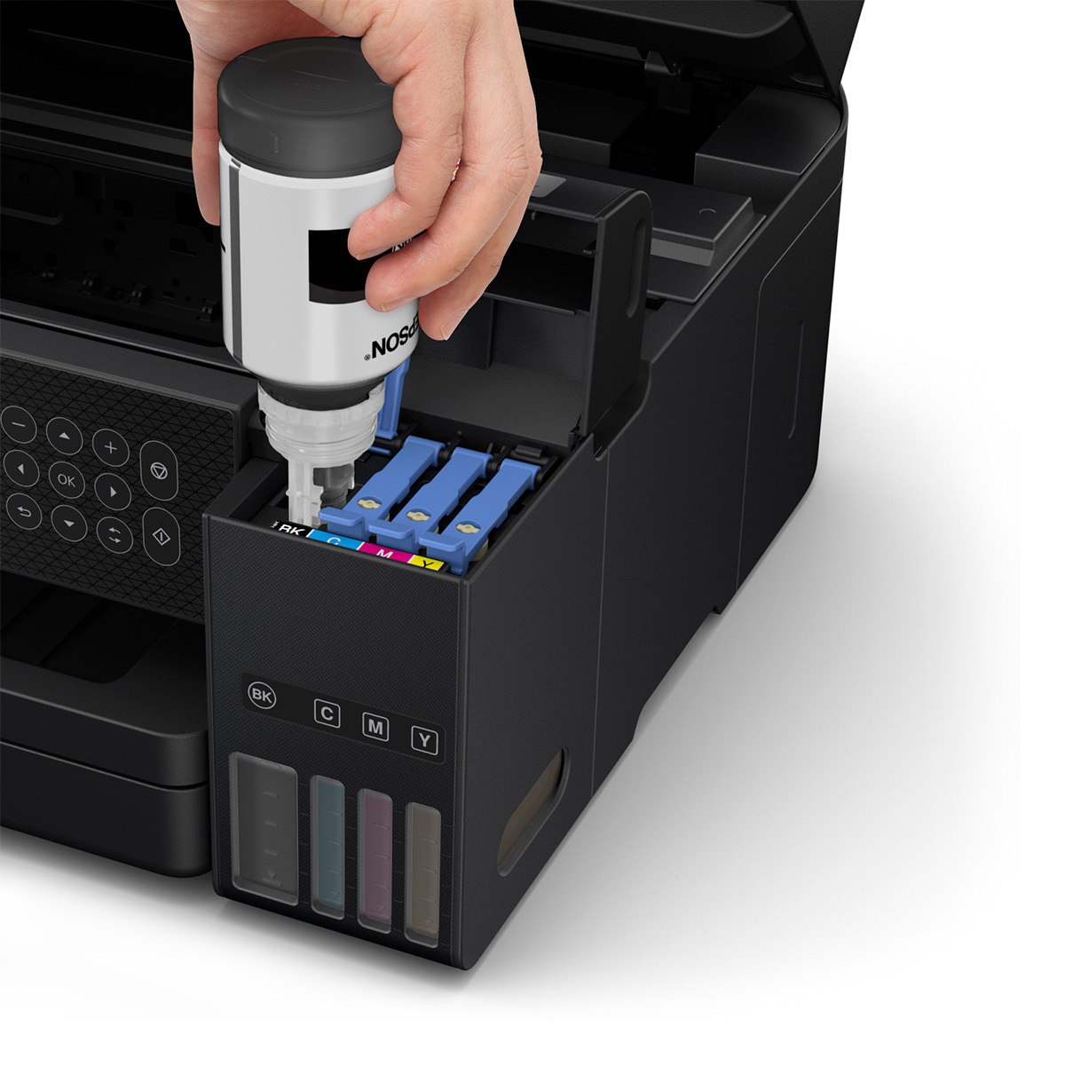 Impresora Multifuncional Epson Ecotank L6270 conexión USB y Wi Fi, alimentación automática.