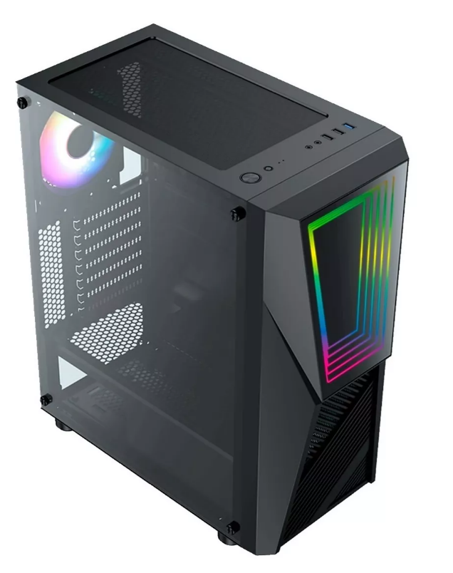 Pc Gamer Rgb Intel 16gb Ram 240gb Ssd+1tb Monitor 22 Wifi Reacondicionado