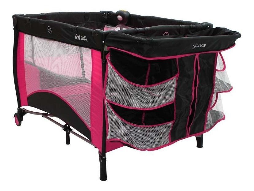 Corral Cuna De Viaje Infanti Gianna Cambiador Musical Rosa