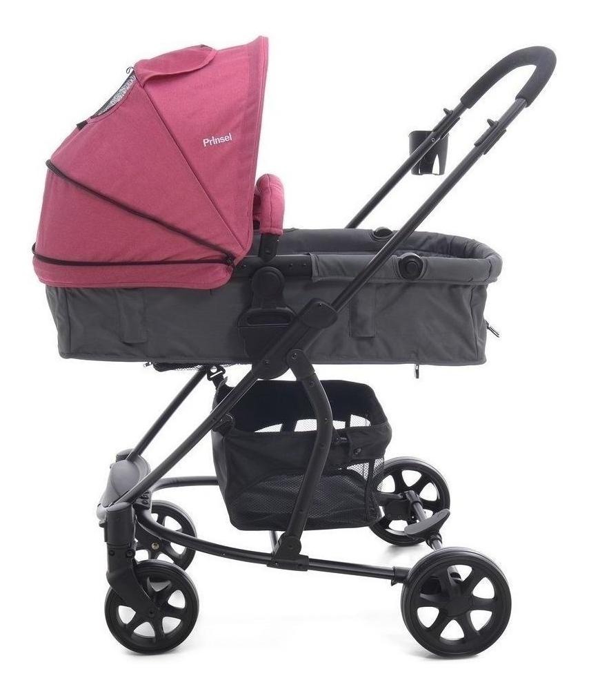 Carriola De Bebe Prinsel Prima Ts Portabebe/autoasiento Rosa