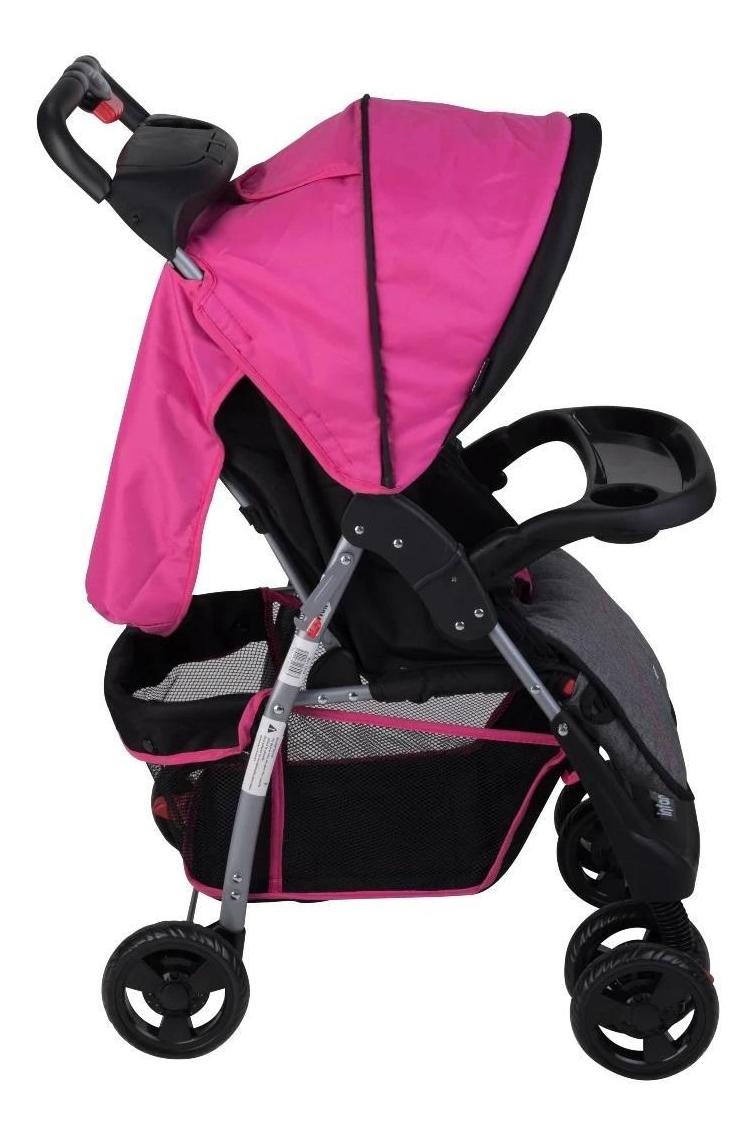 Carriola De Bebe Infanti Lenni Plegable Portabebe Portavasos Rosa